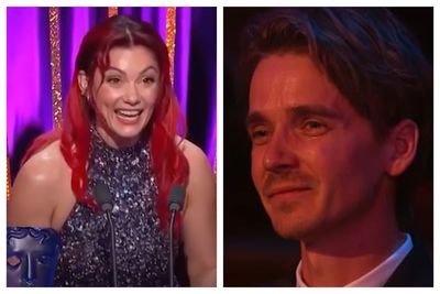 Strictly fans get emotional at Joe Sugg's sweet reaction to Dianne Buswell winning a BAFTA