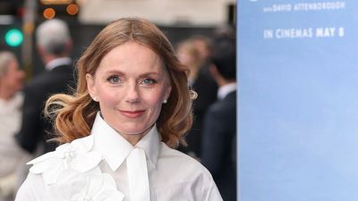 Geri Halliwell's summer-ready white outfit is a fresh spin on florals if you're not a fan of prints