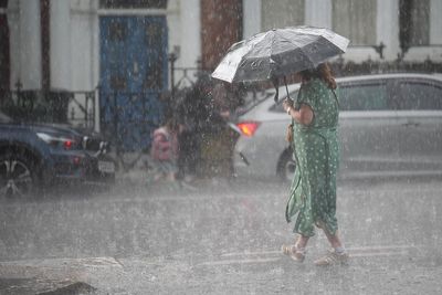 Thunderstorms lash parts of England as Scotland sees warmest day of year