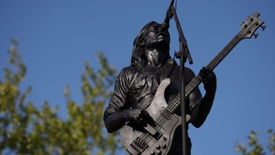 “An avatar of the purest spirit of rock and roll”: Lemmy honored with a towering bronze statue unveiled in the Motörhead legend’s hometown