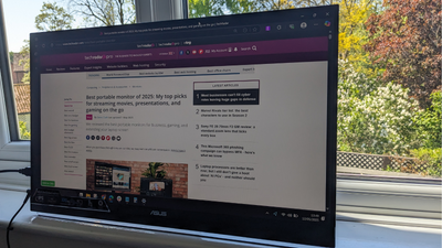 I tested this 27in monitor from Asus and it's surprisingly portable if you work on the go