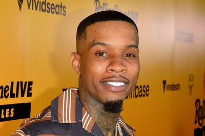 Rapper Tory Lanez ‘in good spirits’ after being stabbed 14 times in prison
