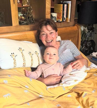 Lorraine Kelly shares health update from bed after undergoing surgery