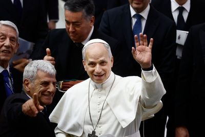 Pope Leo XIV visits the headquarters of his Augustinian order