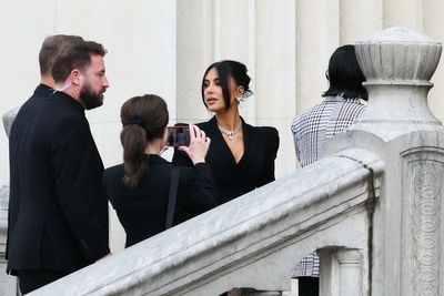 Kim Kardashian drips in millions of pounds worth of diamonds as she testifies at Paris court