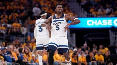 Minnesota's Anthony Edwards has the fifth-most 30-point playoff games before turning 24