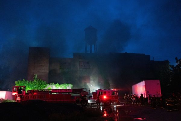 More than 200 firefighters battle massive warehouse blaze in Baltimore. No injuries reported