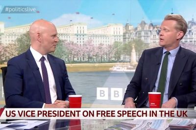 JD Vance’s ‘British Sherpa’ claims UK has more free speech offences than Putin’s Russia