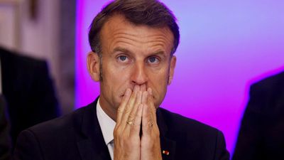 French President Macron returns to national stage with big words but few concrete announcements