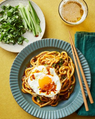 Chilli oil udon and salmon salad: Justin Tsang’s speedy noodle recipes for one