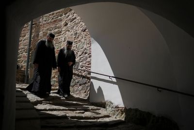 Meet the Mount Athos monks living at Simonos Petra monastery in northern Greece