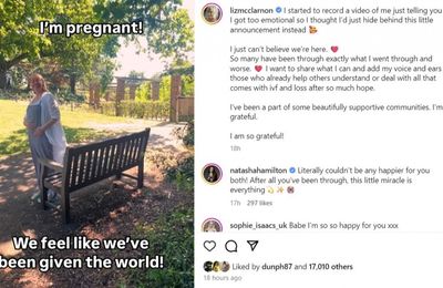 Atomic Kitten star Liz McClarnon-Cho pregnant after 'years' of 'painful' IVF