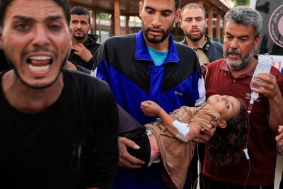 Israeli strike on hospital kills 28 in Gaza, civil defence says