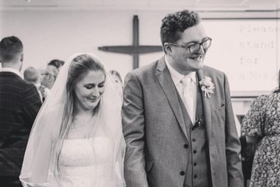 Woman widowed at 31 after husband falls ill the day after their wedding