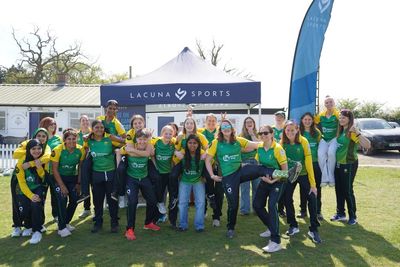 Gunnersbury women’s cricket club celebrate hitting historic century