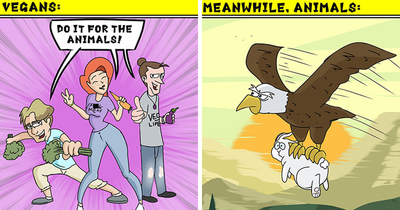 This Artist’s 16 Hilarious Animal Comics Tackle Real-Life Struggles
