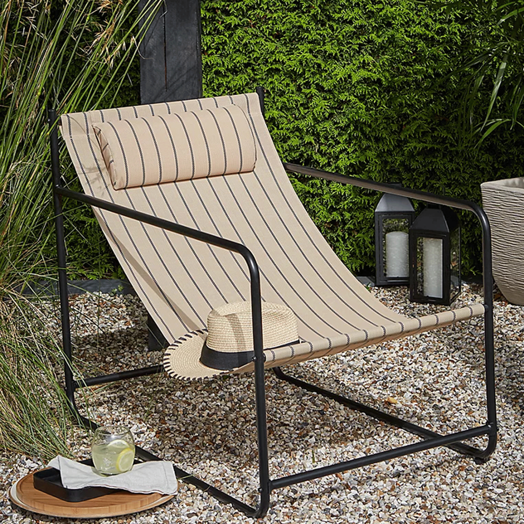 George Home's designer look £40 garden lounge chair sold out twice last year - it's back in stock, but not for long