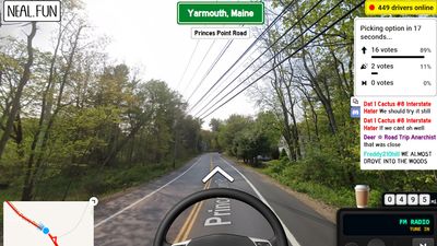 Grab 900 of your closest internet strangers and hit the road, online