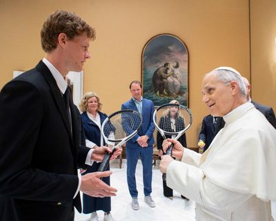 Sinner in the Vatican: tennis fan Pope Leo XIV meets Jannik
