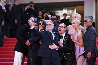 Tom Cruise joins Mission: Impossible cast selfie on Cannes red carpet