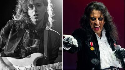 “Alice really wanted a signature riff. When I played it for him, he just smiled and patted me on the back”: The iconic Alice Cooper Poison riff started out as John McCurry’s warm-up routine – and it lives a double life