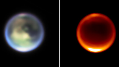 James Webb Space Telescope captures ghostly images of clouds on Saturn's largest moon Titan