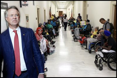 Republican Senator Dismisses Protests Against Medicaid Cuts: 'They're Probably Hired to Do That'