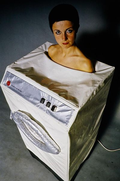 Nude latex suits, wearable beds and farting swamps: the transgressive art of Helen Chadwick