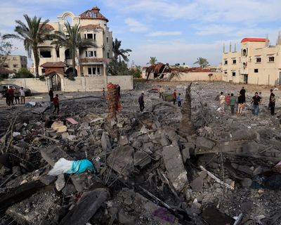 Trump says US should turn Gaza into ‘freedom zone’ as dozens killed in Israeli strikes – as it happened