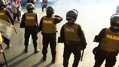 Transport workers protest in Peru as crime rates reach new highs