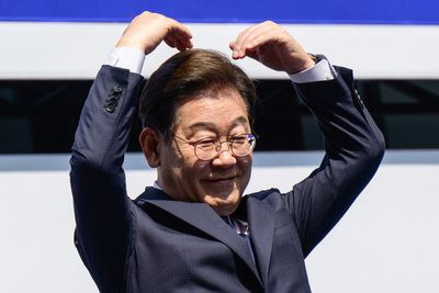 South Korean presidential candidate’s ‘now more than ever’ Reebok sneakers sell out at 10x price