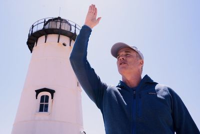 AP PHOTOS: Athlete to attempt first-ever swim around Martha's Vineyard ahead of 'Jaws' anniversary