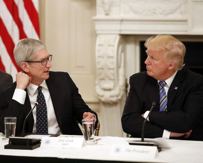 Trump says he has a ‘little problem’ with Tim Cook over Apple’s India production