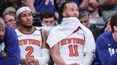 Jalen Brunson Refused to Talk About Refs When Asked About Fouling Out vs. Celtics