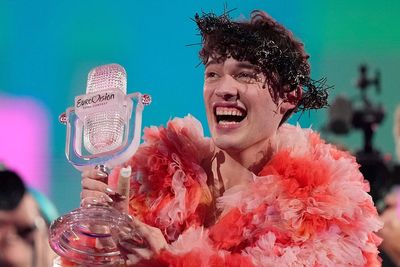 Eurovision winner Nemo on ‘insanity of having glittery party’ amid world events