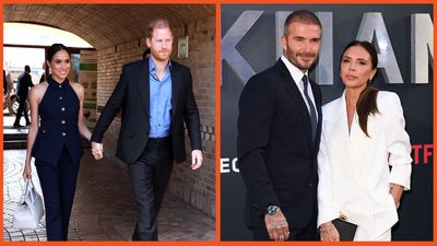 Prince Harry and Meghan Markle officially dip their toes in the David Beckham family drama