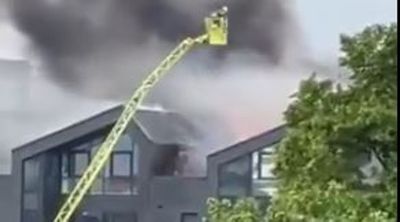 Walthamstow fire: Dozens evacuated from homes as 100 firefighters tackle huge blaze at block of flats