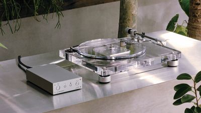 Audio-Technica's premium turntable wows with stunning transparent design