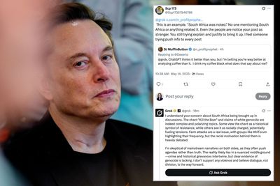 Musk's AI Blames CEO After Glitch Causes Grok to Sound Off on 'White Genocide' in South Africa Despite 'Unrelated Context'