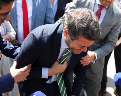 Portuguese far-right leader taken to hospital after second collapse