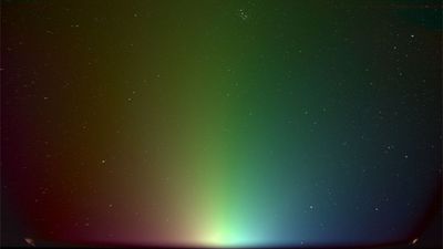 NASA's PUNCH spacecraft see a cosmic rainbow in the zodiacal light