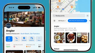 Apple Maps gets a tasty Michelin star restaurant upgrade, but it still lacks one key Google Maps ingredient