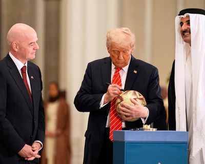 Uefa accuses Infantino of pursuing ‘private interests’ on Trump’s tour