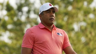 Why Are Jhonattan Vegas and Other PGA Championship Golfers Wearing the MLB Logo?