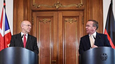 German, UK defence ministers meet in Berlin to discuss ways to further support Ukraine