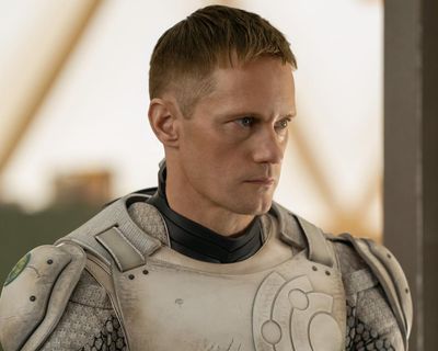 Murderbot review – Alexander Skarsgård is hella cool as a bored Robocop who hates all humans