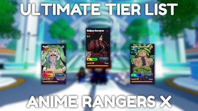 Anime Rangers X Tier List [UPDATE 1]