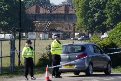 Two firefighters and member of public dead following large fire at ex-RAF base