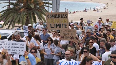 ‘Inequality and infinite growth’: Canary Islands anti-tourism protests reignite amid record arrivals