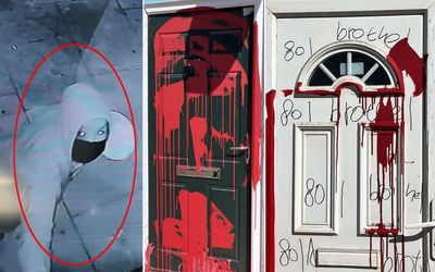 Red paint thrown at homes in Walthamstow and front door daubed with 'brothel' graffiti
